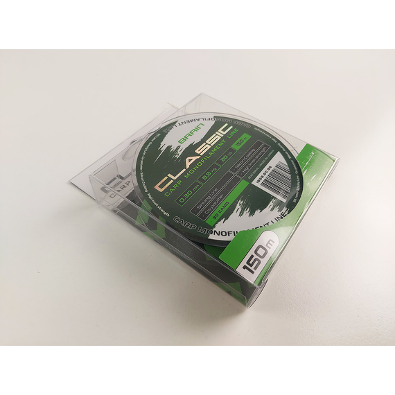 Леска Brain Classic Carp Line 150m 0,30mm 8,8kg 20lb 3D camo, Диаметр: 0.30, Размотка: 150, Выберите цвет: 3D camo, фото , изображение 4