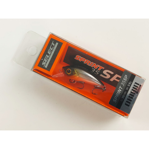 Воблер Select Sprint 35SP 2.5g col.07 (0.5-0.7m), Цвет воблера: col.07, фото , изображение 2