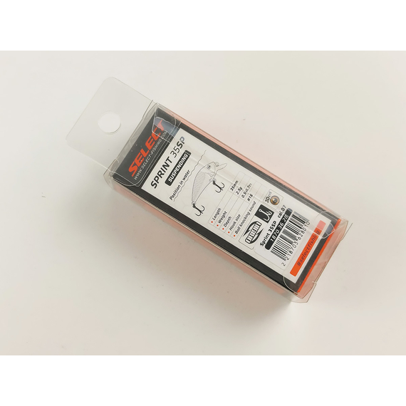 Воблер Select Sprint 35SP 2.5g col.07 (0.5-0.7m), Цвет воблера: col.07, фото , изображение 4