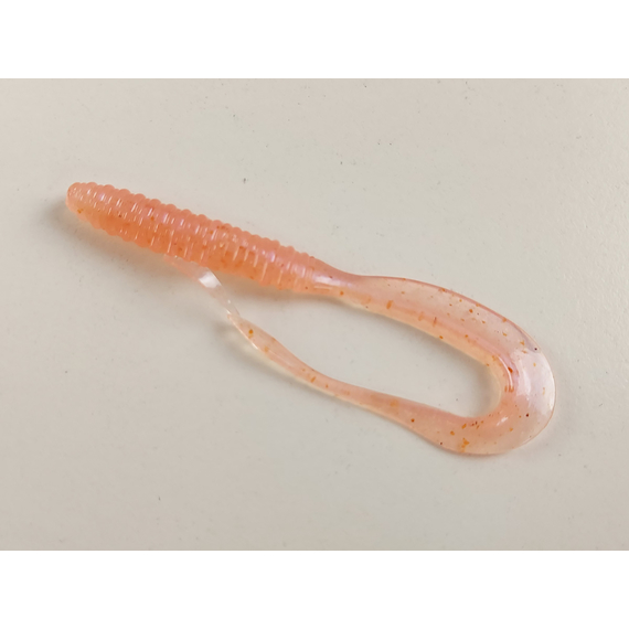 Силікон Keitech Mad Wag Mini 3.5" (10 шт/упак), колір:011 natural pink, Довжина силікону: 3.5" (8.9 см), Колір силікону: 011 Natural Pink, фото , изображение 3