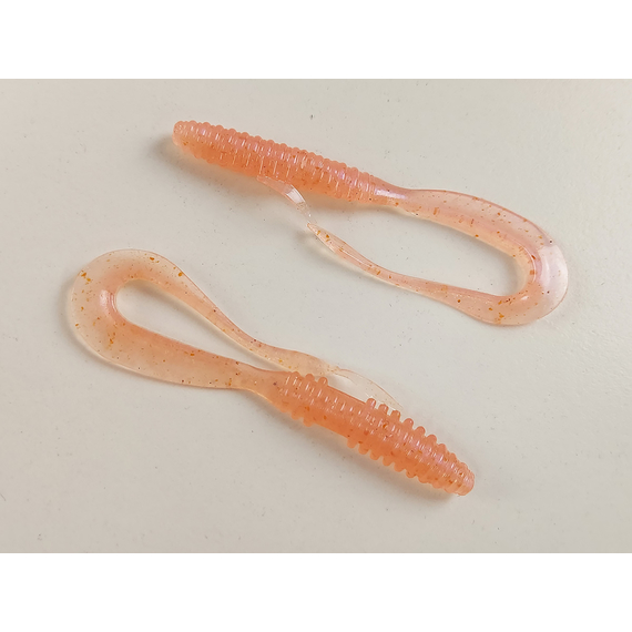 Силікон Keitech Mad Wag Mini 3.5" (10 шт/упак), колір:011 natural pink, Довжина силікону: 3.5" (8.9 см), Колір силікону: 011 Natural Pink, фото , изображение 4