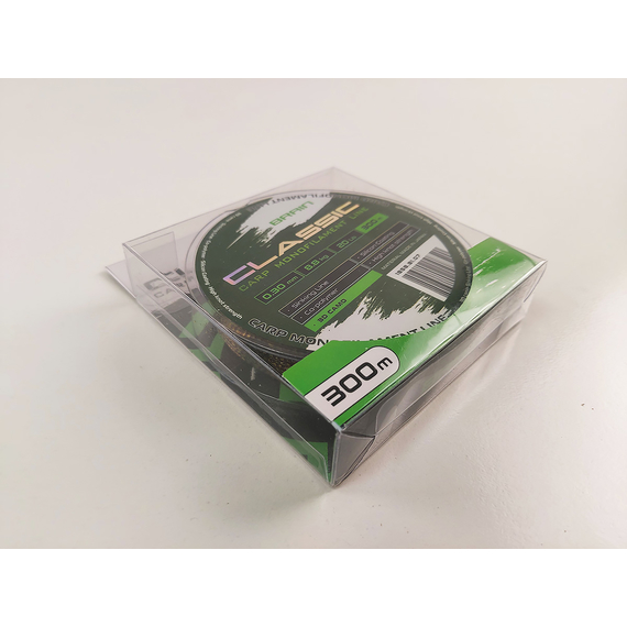Жилка Brain Classic Carp Line 300m 0,30mm 8,8kg 20lb 3D camo, Діаметр: 0.30, Розмотування: 300, Колір: 3D camo, фото , изображение 4