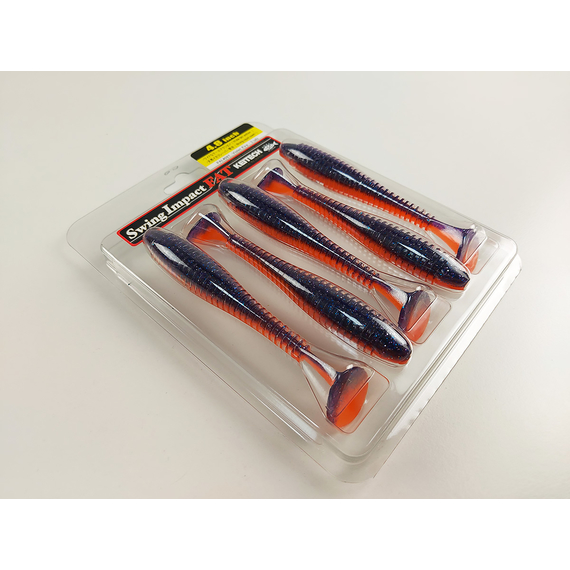 Силікон Keitech Swing Impact FAT 4.8" (5 шт/уп), колір:pal#09 violet fire, Довжина силікону: 4.8" (12.2 см), Колір силікону: PAL#09 Violet Fire, фото , изображение 9