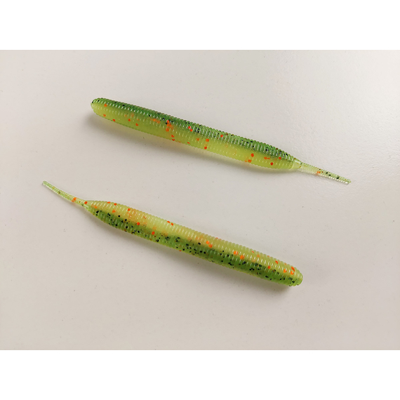 Силикон Keitech Sexy Impact 3.8" (10 шт/упак) ц:ea#05 hot fire tiger, Длина силикона: 3.8" (9.7 см), Расцветка силикона: EA#05 Hot Fire Tiger, фото , изображение 4