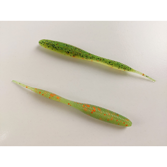 Силикон Keitech Sexy Impact 3.8" (10 шт/упак) ц:ea#05 hot fire tiger, Длина силикона: 3.8" (9.7 см), Расцветка силикона: EA#05 Hot Fire Tiger, фото , изображение 5