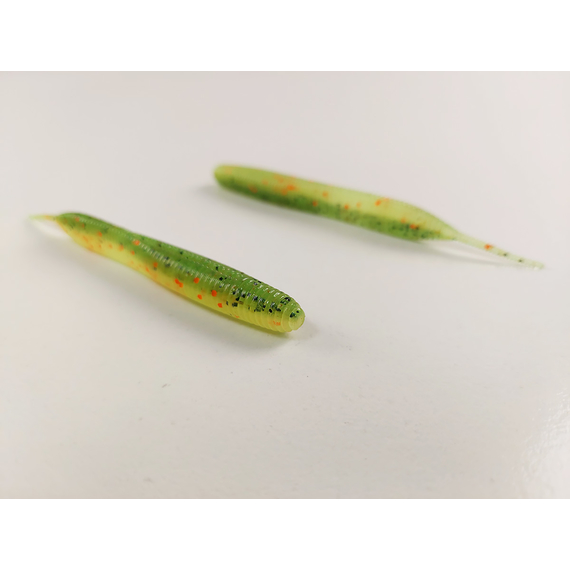 Силикон Keitech Sexy Impact 3.8" (10 шт/упак) ц:ea#05 hot fire tiger, Длина силикона: 3.8" (9.7 см), Расцветка силикона: EA#05 Hot Fire Tiger, фото , изображение 6