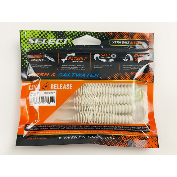 Силикон Select Snack 3.0" col.557 (5 шт/пак), Длина силикона: 3" (7.8 см), Расцветка силикона: 557, фото , изображение 10