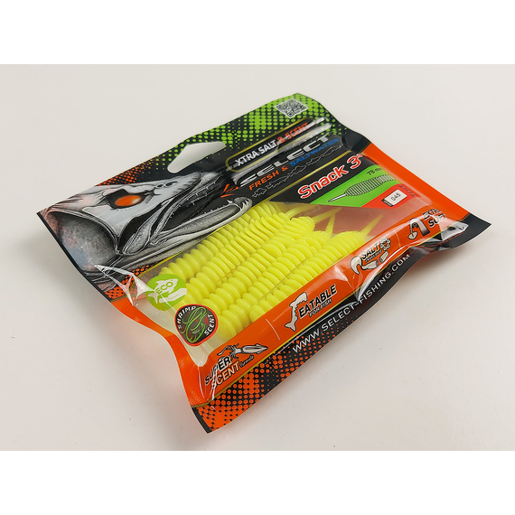 Силікон Select Snack 3.0" col.045 (5 шт/пак), Довжина силікону: 3" (7.8 см), Колір силікону: 045, фото , изображение 8