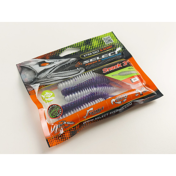 Силікон Select Snack 3" #280 (5 шт / уп), Довжина силікону: 3" (7.8 см), Колір силікону: 280, фото , изображение 8