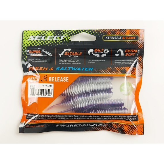 Силікон Select Snack 3" #280 (5 шт / уп), Довжина силікону: 3" (7.8 см), Колір силікону: 280, фото , изображение 10