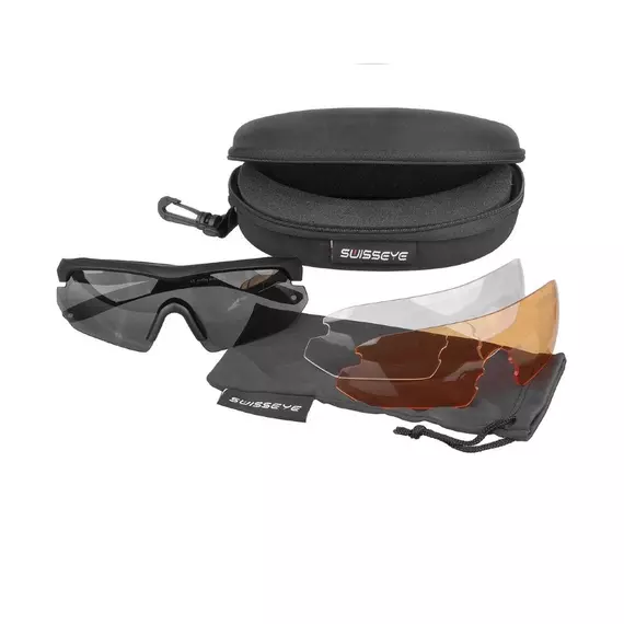 Очки баллистические Swiss Eye Nighthawk. Цвет – черный, фото , изображение 3