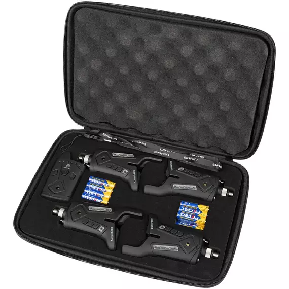 Набір сигналізаторів Brain Wireless Bite Alarm F-1 4+1, фото , изображение 2