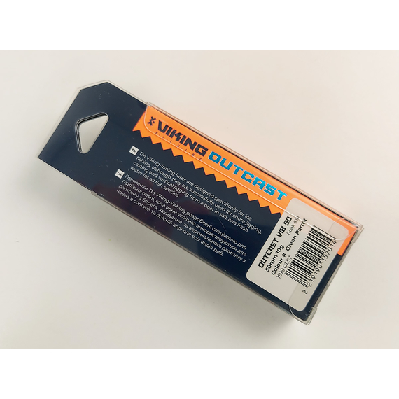 Воблер Viking Fishing Outcast Vib 50mm 10.0g #14 Green Parrot, Колір: Green Parrot, Розмір/Вага: 50мм/10г, фото , изображение 10