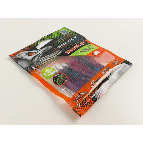 Силікон Select Snack 2" #314 (7 шт / уп), Довжина силікону: 2" (5.2 см), Колір силікону: 314, фото , изображение 9