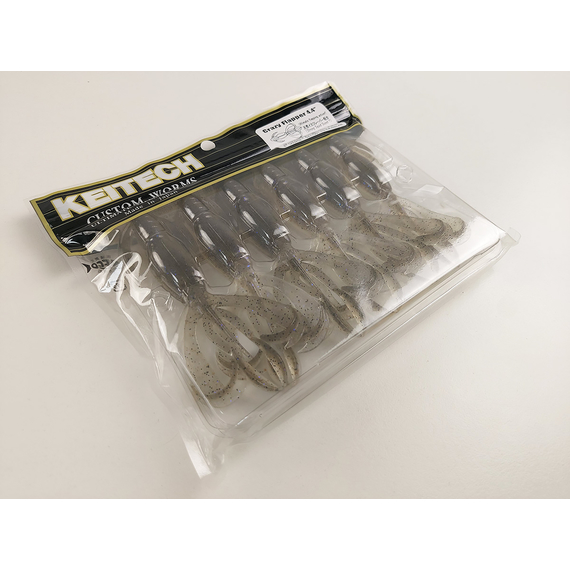 Силікон Keitech Crazy Flapper 4.4" (6 шт/упак), колір: 440 electric shad, Довжина силікону: 4.4" (11.2 см), Колір силікону: 440 Electric Shad, фото , изображение 8