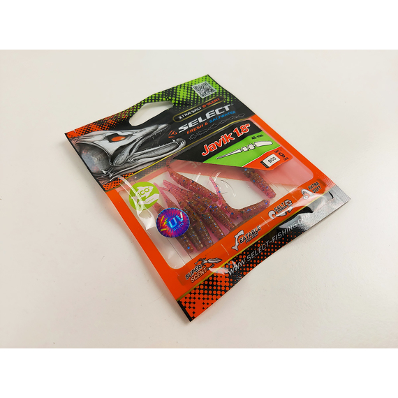 Силікон Select Javik 1.8" col.900 (9 шт/упак), Довжина силікону: 1.8" (4.57 см), Колір силікону: 900, фото , изображение 8