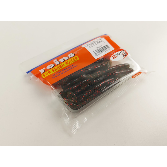 Силикон Reins ROCKVIB SHAD 3" 025 Watermelon red 15шт, Длина силикона: 3.0" (7,62 см), Расцветка силикона: 025 watermelon red, фото , изображение 2