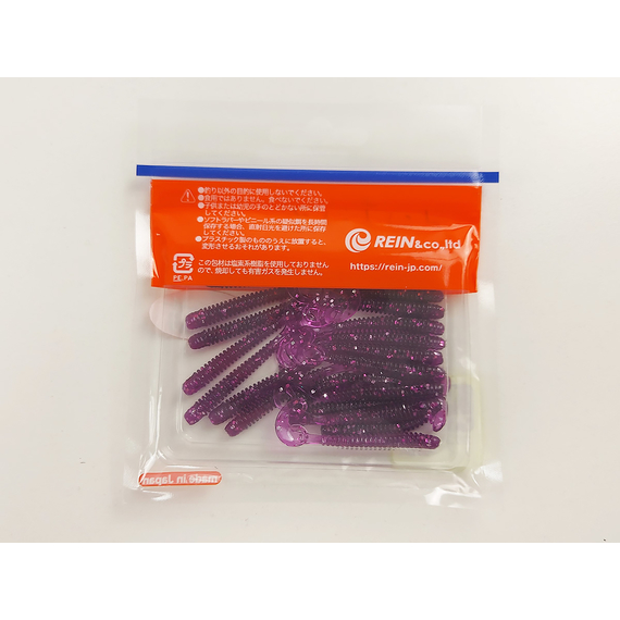Силикон Reins G-Tail Saturn Micro 428 Purple Dynamite (20 шт/уп.), Длина силикона: 2.0" (5,08 см), Расцветка силикона: 428 Purple Dynamite, фото , изображение 4