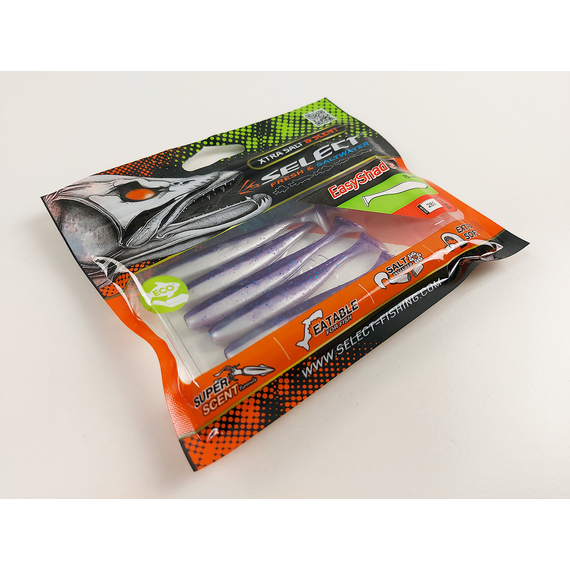 Силікон Select Easy Shad 3" #280 (5 шт / уп), Довжина силікону: 3" (7.62 см), Колір силікону: 280, фото , изображение 9