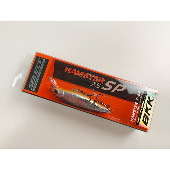 Воблер Select Hamster 75SP 75mm 10.4g #34 (0.8-1.0m), Размер/Вес: 75mm/10g, Цвет воблера: col.34, фото , изображение 7