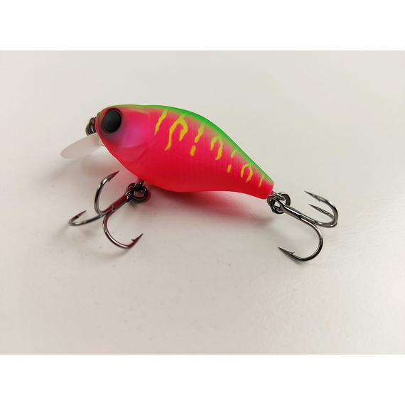 Воблер Jackall Chubby 38mm, 4гр, до 1м, Dragon Fruit Mat Tiger, Розмір/Вага: 38мм/4г, Колір воблера: Dragon Fruit Mat Tiger, фото , изображение 3