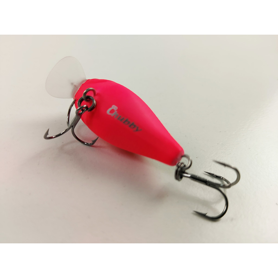 Воблер Jackall Chubby 38mm, 4гр, до 1м, Dragon Fruit Mat Tiger, Розмір/Вага: 38мм/4г, Колір воблера: Dragon Fruit Mat Tiger, фото , изображение 5