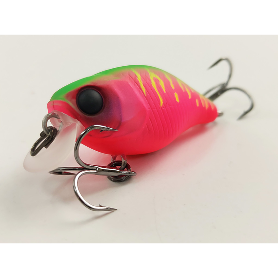 Воблер Jackall Chubby 38mm, 4гр, до 1м, Dragon Fruit Mat Tiger, Розмір/Вага: 38мм/4г, Колір воблера: Dragon Fruit Mat Tiger, фото , изображение 6