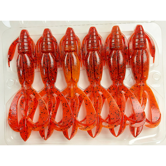 Силікон Keitech Crazy Flapper 4.4" (6 шт/упак), колір: 407 delta craw, Довжина силікону: 4.4" (11.2 см), Колір силікону: 407 Delta Craw, фото , изображение 8