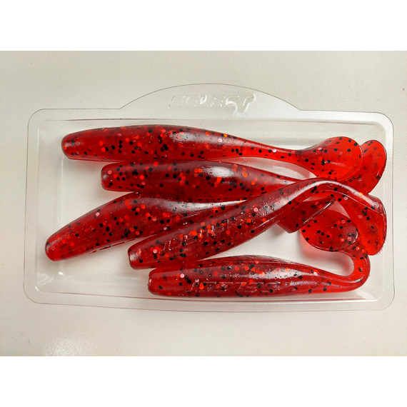 Силікон Select Crazy Shad 4" col.027 (5 шт/упак), Довжина силікону: 4.0" (10.16 см), Колір силікону: 027, фото , изображение 9