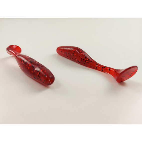 Силікон Select Crazy Shad 4" col.027 (5 шт/упак), Довжина силікону: 4.0" (10.16 см), Колір силікону: 027, фото , изображение 7