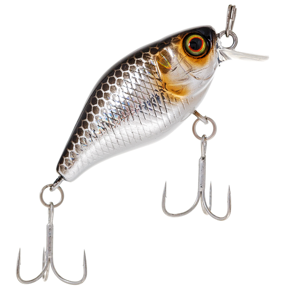 Воблер Jackall Chubby 38mm, 4гр, до 1м, HL Silver&Black, Розмір/Вага: 38мм/4г, Колір воблера: Silver&Black, фото 