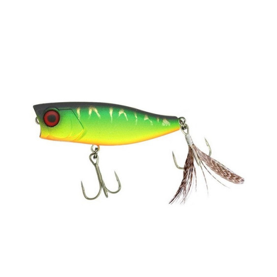 Воблер Jackall Chubby Popper 42F 42мм 3.3г Mat Tiger, Размер/Вес: 42мм/3.3г, Цвет воблера: Mat Tiger, фото 