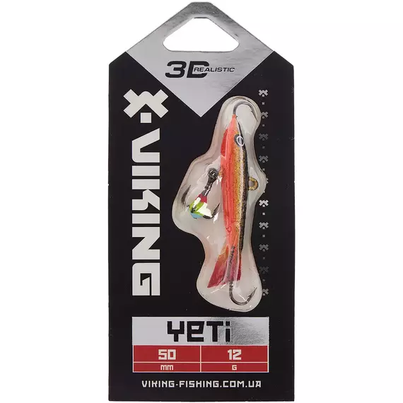 Балансир Viking Fishing Yeti Ice Jig 50mm 12.0g #10 Golden Dark, Розмір/Вага: 50мм/12г, Колір балансиру: #10 Golden Dark, фото , изображение 2