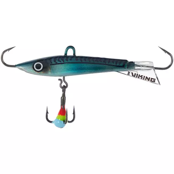 Балансир Viking Fishing Yeti Ice Jig 50mm 12.0g #14 Dark Mackerel, Розмір/Вага: 50мм/12г, Колір балансиру: #14 Dark Mackerel, фото 