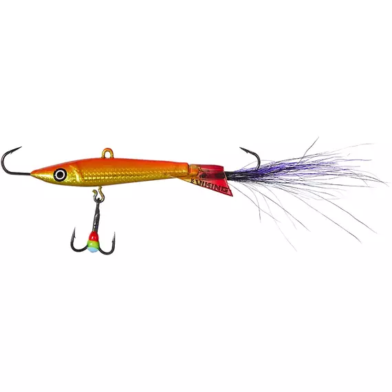 Балансир Viking Fishing Yeti Ice Jig 75mm 36.0g #8 Candle Flame, Размер/Вес: 75мм/36г, Колір балансиру: #8 Candle Flame, фото 