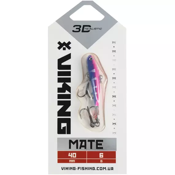 Балансир Viking Fishing Mate Ice Jig 40mm 6g #09 Strange Perch, Розмір/Вага: 40мм/6г, Колір балансиру: #09 Strange Perch, фото , изображение 2