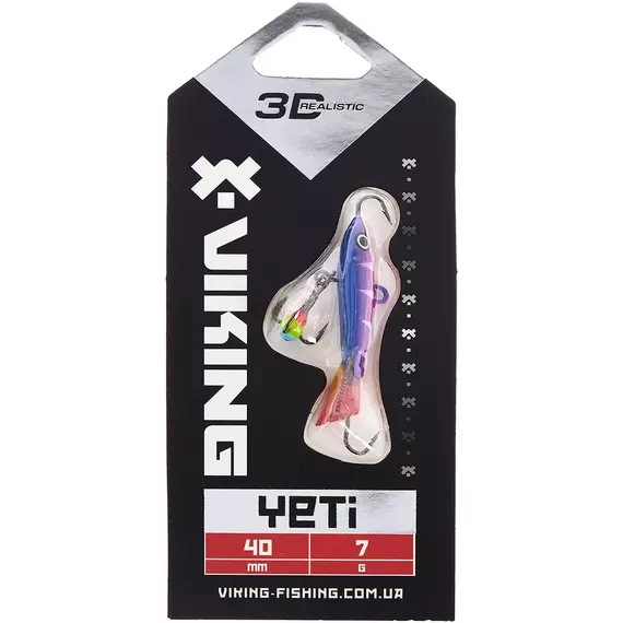 Балансир Viking Fishing Yeti Ice Jig 40mm 7.0g #9 Strange Perch, Размер/Вес: 40мм/7г, Колір балансиру: #9 Strange Perch, фото , изображение 2