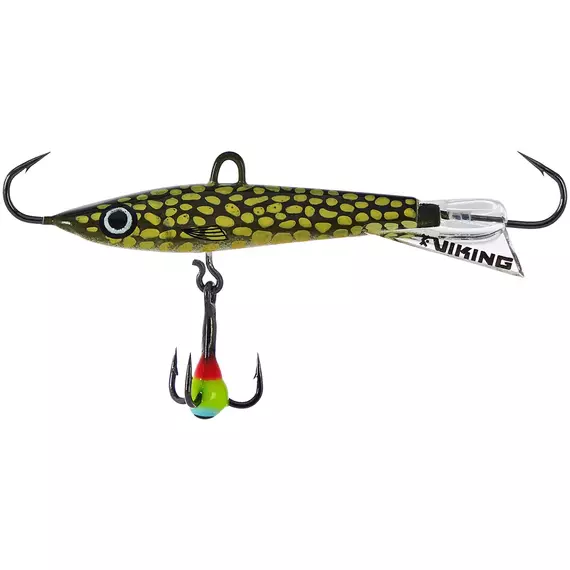 Балансир Viking Fishing Yeti Ice Jig 40mm 7.0g #13 Just Pike, Размер/Вес: 40мм/7г, Колір балансиру: #13 Just Pike, фото 