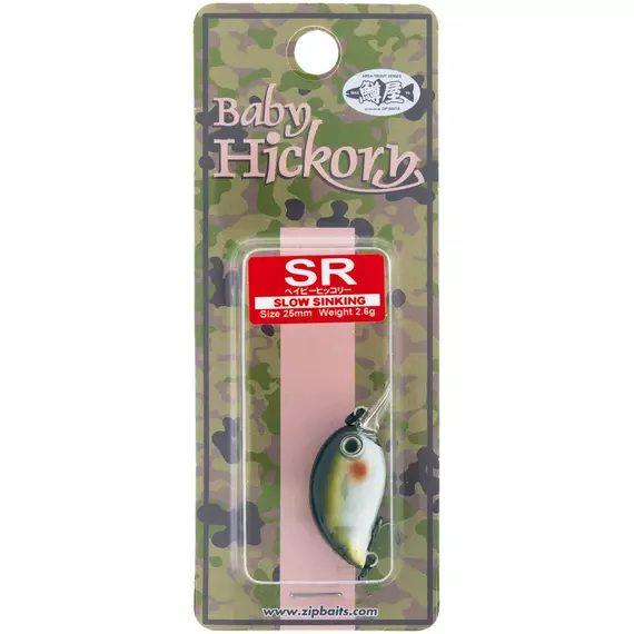 Воблер ZipBaits Baby Hickory SR, 25mm 2.6g #300 (0.2-0.6), Размер/Вес: 25mm/2.6g, Цвет воблера: #300, фото , изображение 2