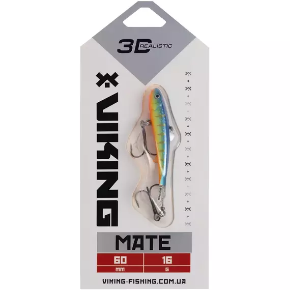 Балансир Viking Fishing Mate Ice Jig 60mm 17g #21 Kingfisher Green, Розмір/Вага: 60мм/17г, Колір балансиру: #21 Kingfisher Green, фото , изображение 2
