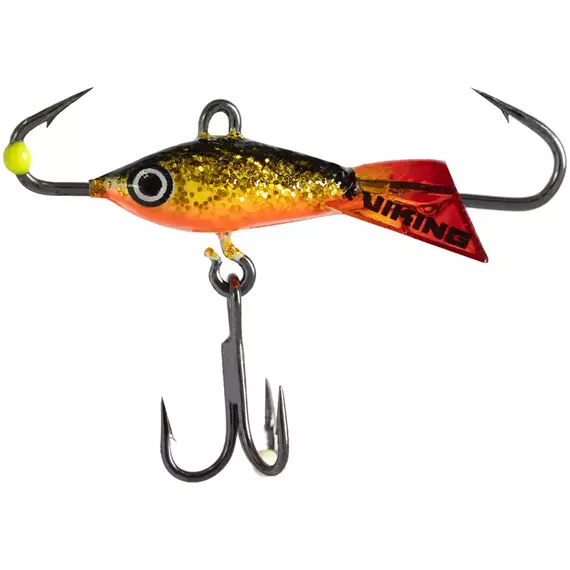 Балансир Viking Fishing Yeti Ice Jig 15mm 1.5g #10 Golden Dark, Размер/Вес: 15мм/1.5г, Колір балансиру: #10 Golden Dark, фото 
