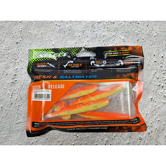 Силікон Select Easy Shad 3.5" #247 (5 шт / уп), Довжина силікону: 3.5" (8.89 см), Колір силікону: 247, фото , изображение 3