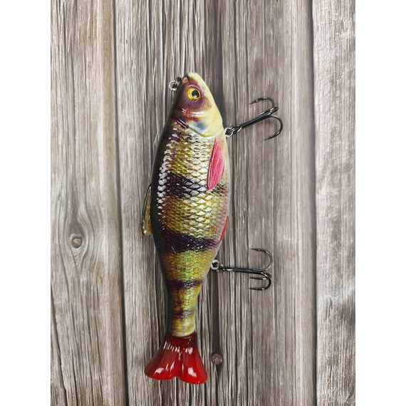 Воблер Savage Gear 3D Hard Pulsetail Roach SS 135mm 40.0g Perch, Розмір/Вага: 135мм/40г, Колір воблера: Perch, фото , изображение 2