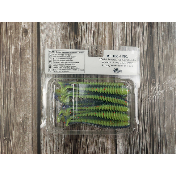 Силікон Keitech Swing Impact 3" (10 шт/уп),, колір: ea#20 violet chart red fl, Довжина силікону: 3" (7.6 см), Колір силікону: EA#20 Violet Chart Red Fl, фото , изображение 6