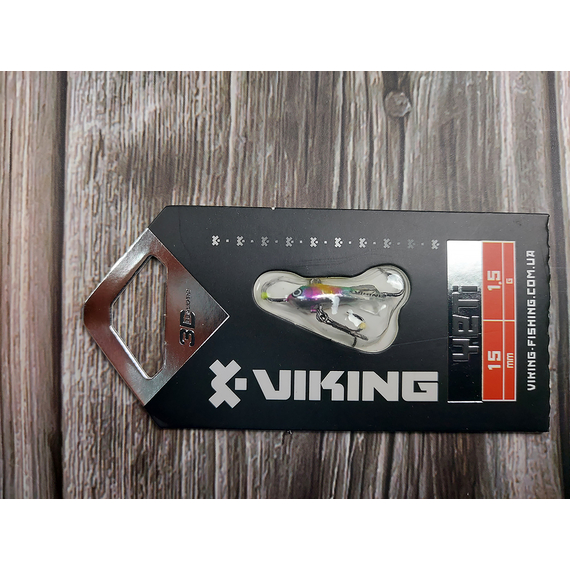 Балансир Viking Fishing Yeti Ice Jig 15mm 1.5g #16 European Values, Размер/Вес: 15мм/1.5г, Колір балансиру: #16 European Values, фото , изображение 3