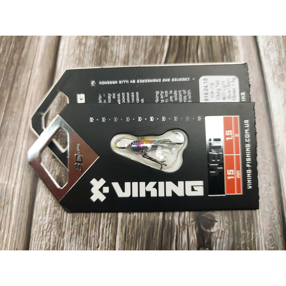 Балансир Viking Fishing Yeti Ice Jig 15mm 1.5g #16 European Values, Размер/Вес: 15мм/1.5г, Колір балансиру: #16 European Values, фото , изображение 6