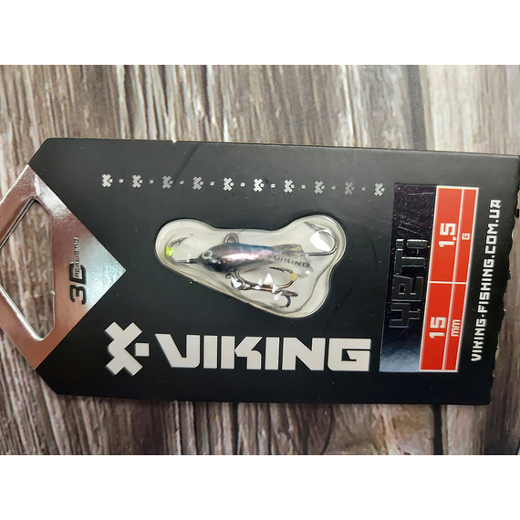 Балансир Viking Fishing Yeti Ice Jig 15mm 1.5g #01 Blue Glam, Размер/Вес: 15мм/1.5г, Колір балансиру: #1 Blue Glam, фото , изображение 5