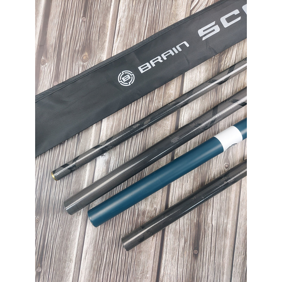 Ручка підсака Brain Scout 4m (штекерна), Конструкція: штекерна, Довжина ручки: 4m, фото , изображение 7