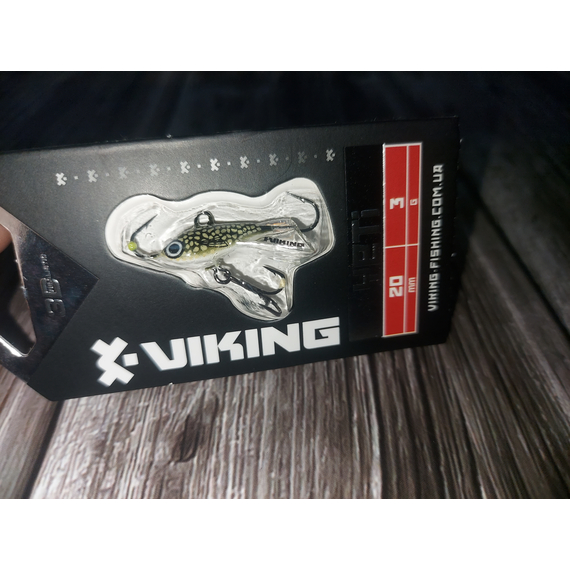 Балансир Viking Fishing Yeti Ice Jig 20mm 3.0g #13 Just Pike, Размер/Вес: 20мм/3г, Колір балансиру: #13 Just Pike, фото , изображение 4