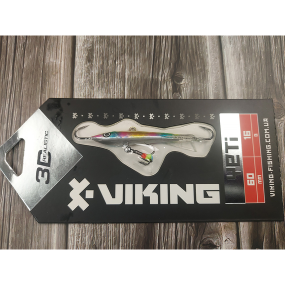 Балансир Viking Fishing Yeti Ice Jig 60mm 16.0g #16 European Values, Размер/Вес: 60мм/16г, Колір балансиру: #16 European Values, фото , изображение 3